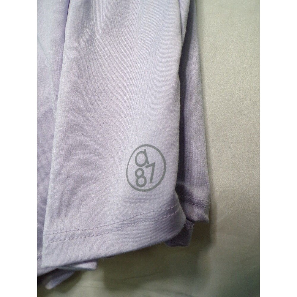 Aeropostale Girls Athletic Shorts Lavender Pleated Aero 87 Size M 10 12 - Picture 2 of 6